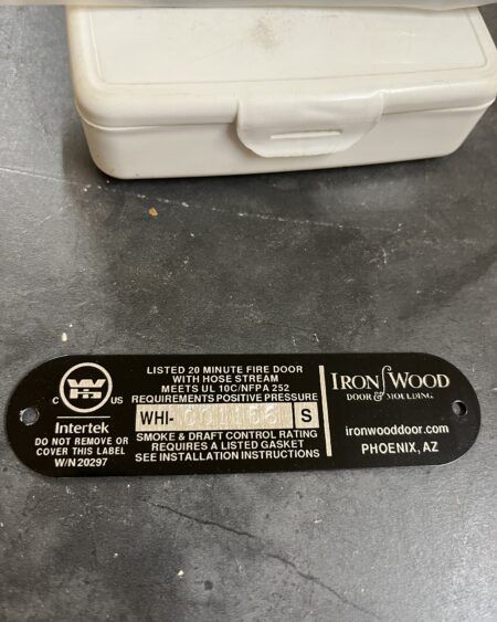 fire label